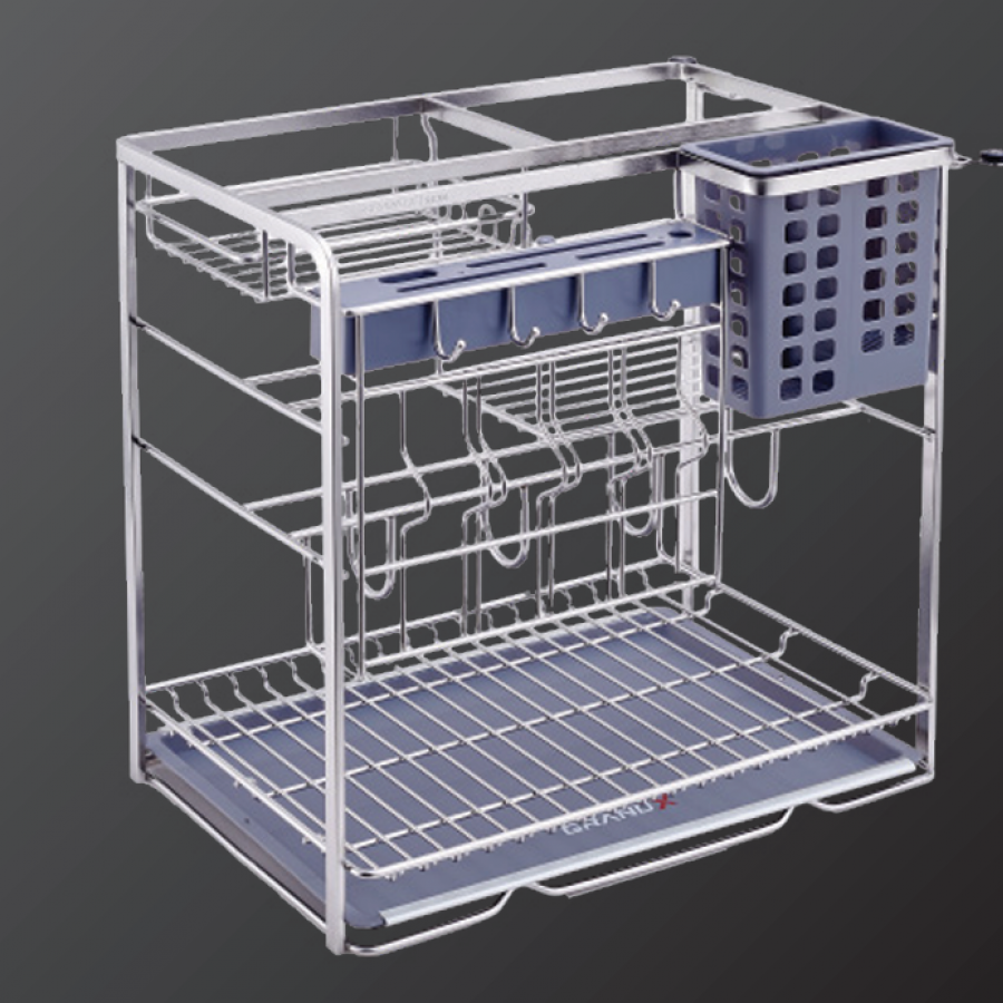 Giá Đựng Chai Lọ Gia Vị Dao Thớt Nan Dẹt  SIRIUS SERIES XK.25S