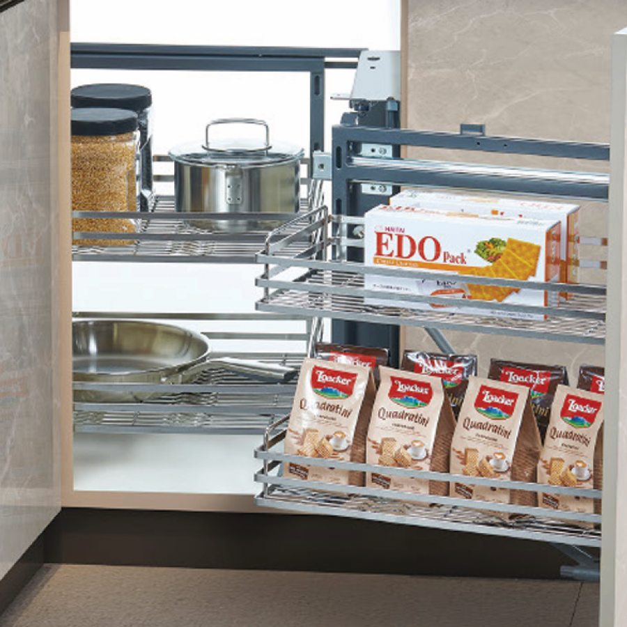 Kệ Góc Liên Hoàn - Nan Dẹt SUS 304  SIRIUS SERIES XMC.45S (L/R)