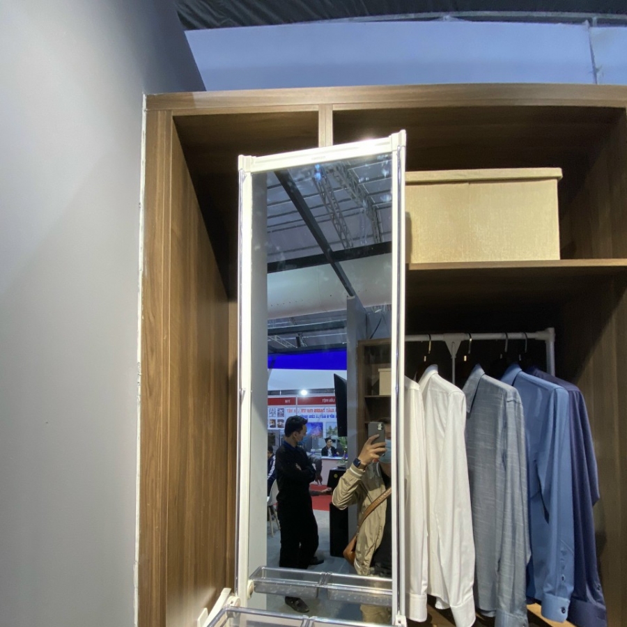 Gương Âm Tủ Ray Giảm Chấn EUA1440B