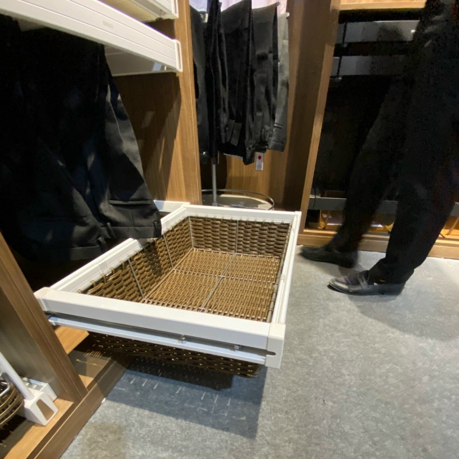 Giỏ Để Đồ Gấp Ray Giảm Chấn Giá Mây EUA2190