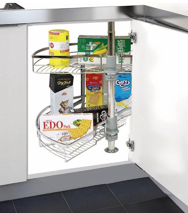 Kệ Góc Mâm Xoay Góc Mở 1/2 - 180o  SIRIUS SERIES XC.180.80S