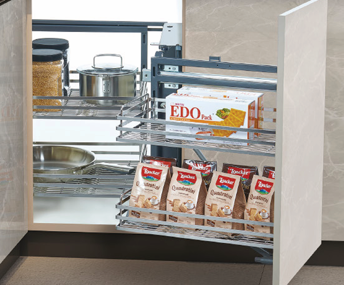 Kệ Góc Liên Hoàn - Nan Dẹt SUS 304  SIRIUS SERIES XMC.45S (L/R)