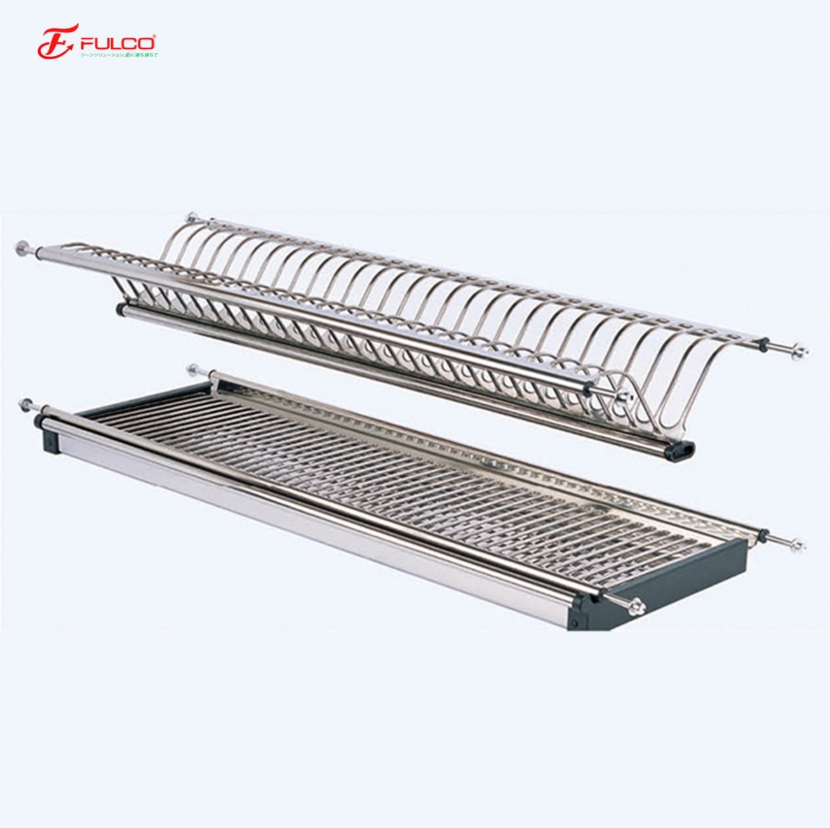 GIÁ BÁT ĐĨA INOX TỦ TRÊN FC28 - 600